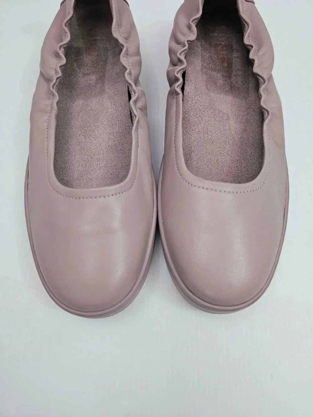 Vionic Uptown Ballet Flats Womens 10 Magnolia Dusk Leather Comfort Slip On